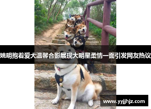 姚明抱着爱犬温馨合影展现大明星柔情一面引发网友热议